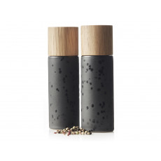Bitz Gastro black Zout- & Pepermolenset 2-delig d: 5 cm / h: 16,7 cm