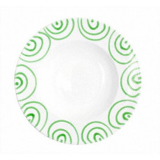 Gmundner Keramiek Grüngeflammt Pastabord Gourmet d: 29 cm / h: 4,5 cm