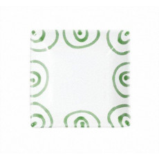 Gmundner Keramiek Grüngeflammt Snackschaal 11x11x2,8 cm