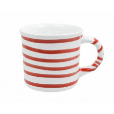 Gmundner Keramiek Rotgeflammt Koffiemok glad 0,24 L / h: 7,8 cm