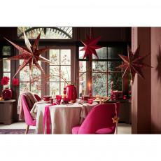 Pip Studio Love Birds Dark Red Kerzenständer Metall Kugel 24 cm