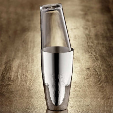 Robbe & Berking Martele Bar-Kollektion - 90 gramm Verzilverd Cocktailshaker met glas