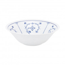 Kahla Blauw Saks - Indisch Blauw - Strohblumenmuster Kom d: 19 cm / h: 6,2 cm