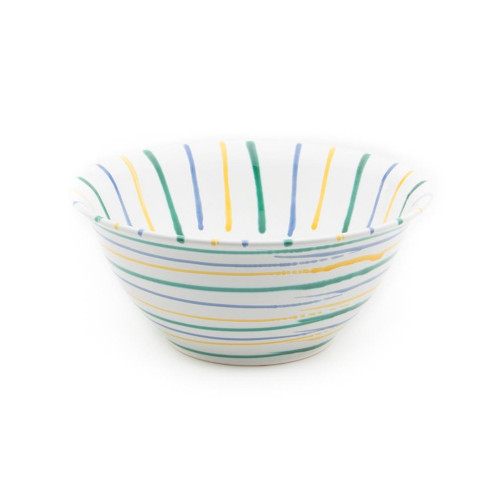 Gmundner Keramik Buntgeflammt Salatskål d: 33 cm / h: 14 cm / 4,5 L