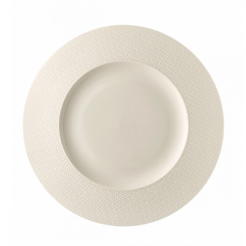 Rosenthal Kumi White tone Middagstallerken med kant 28 cm