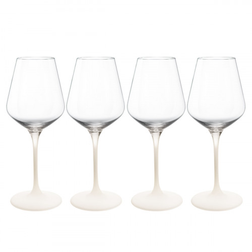 Villeroy & Boch Manufacture Rock blanc Hvitvinsglass sett 4 stk.