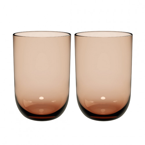 like. by Villeroy & Boch Like Glass Clay Like Clay Longdrinkglass Sett 2 stk 0,38 L