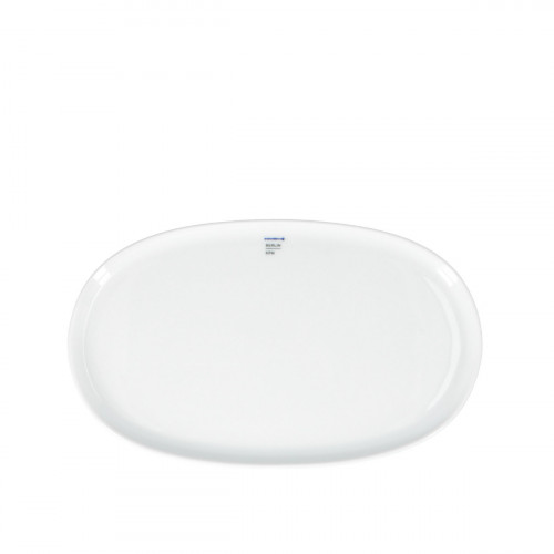 KPM Berlin LAB Weiß Oval tallerken liten 25 cm