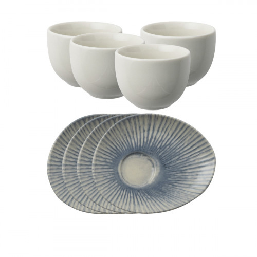 Arthur Krupp Sunlight Blue 8-delt kaffekopp-sett