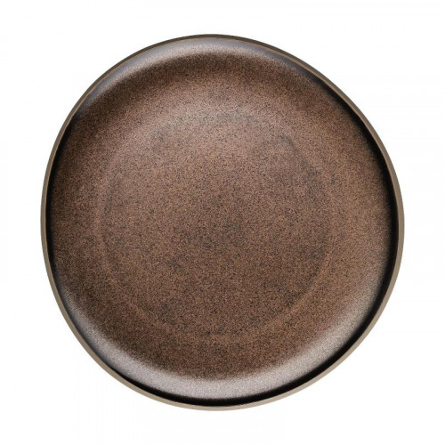 Rosenthal Junto Bronze - Steinzeug Tallerken flat 22 cm