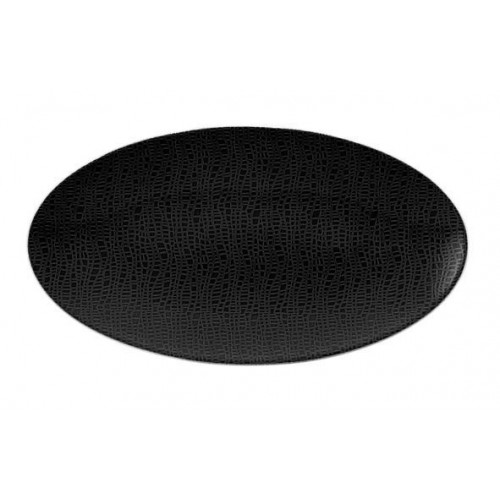 Seltmann Weiden Life Fashion - Glamorous Black Oval serveringsfat 33x18 cm