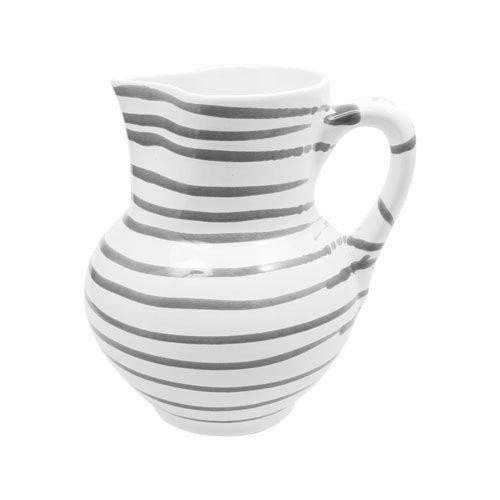 Gmundner Keramik Graugeflammt Kanne Wiener form 1,5 L / h: 20 cm