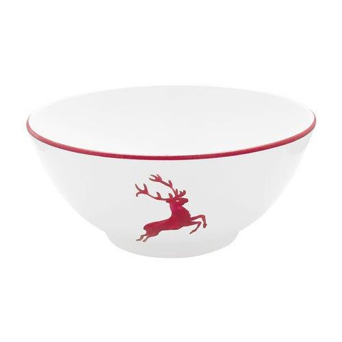 Gmundner Keramik Rubinroter Hirsch Bolle d: 27 cm / 2,5 L