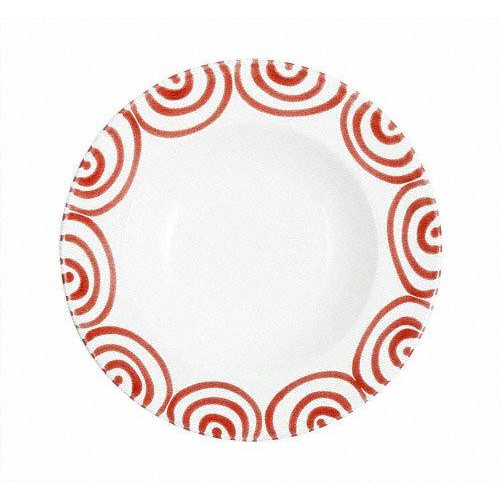 Gmundner Keramik Rotgeflammt Sopptallerken Gourmet d: 24 cm / h: 4 cm