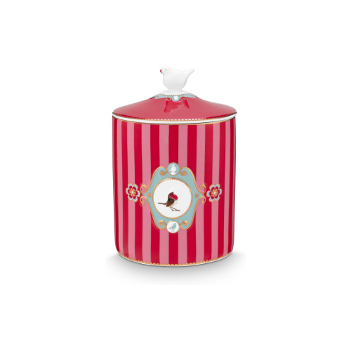 Pip Studio Love Birds Red-Pink Vorratsdose 1,3 L