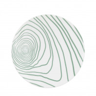 Seltmann Weiden Life Nature Jahresringe grün Frokosttallerken rund 22,5 cm