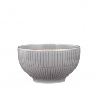 Seltmann Weiden Amina Silbergrau Goldrand Café au lait bolle 13 cm