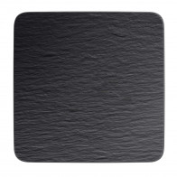 Villeroy & Boch Manufacture Rock Serveringsbrett / Gourmettallerken firkantet 32,5x32,5x1,5 cm