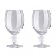 Rosenthal meets Versace Medusa Lumiere Rødvin glass sett 2-delt. h: 162 mm / 476 ml