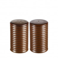 ASA SELECTION Kitchen'art brown Salz-/ Pfeffersteuer Set 6,5 cm