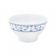 Kahla Blau Saks - Indisch Blau - Stohblumenmuster Bowl d: 14 cm / h: 7,9 cm