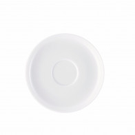 Rosenthal Form 1382 Weiß Liten under tallerken for kaffe, te 14 cm