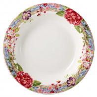 Gien Fayencerie Millefleurs Tallerken rund dyp Ø 31 cm