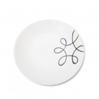 Gmundner Keramik Pur Geflammt Grau Suppetallerken Cup d: 20 cm / h: 4,4 cm