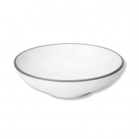 Gmundner Keramik Grauer Rand Stor bolle 17 cm