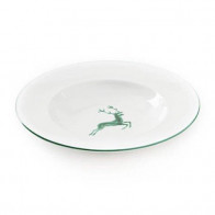 Gmundner Keramik Grüner Hirsch Pastatallerken Gourmet d: 29 cm / h: 4,5 cm