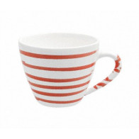 Gmundner Keramik Rotgeflammt Kaffekopp Gourmet 0,2 L / h: 7,5 cm