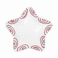 Gmundner Keramik Rotgeflammt Stjerneskål Stella d: 14 cm / h: 3,9 cm
