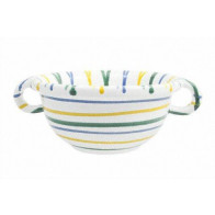 Gmundner Keramik Buntgeflammt Bolle d: 17 cm / 0,6 L