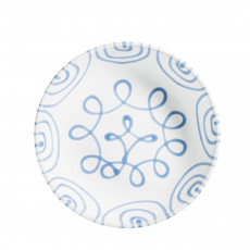 Gmundner Keramik Blaugeflammt Suppetallerken Cup d: 20 cm / h: 4,4 cm
