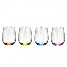 Riedel Tumbler Kollektion Lykkelig O Optik Glass Sett 4 stk 0,34 L
