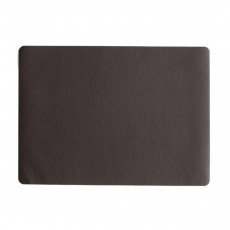 ASA SELECTION Table Tops Leather Optic Fine Brikke sjokolade 33x46 cm