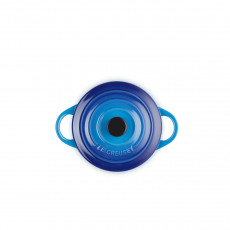 Le Creuset  Poterie Kochen & Backen Mini-Cocotte Azure Blue 10 cm