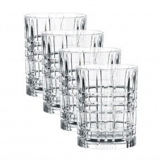 Nachtmann Square Whiskey Glass Set 4-delt 0,34 L