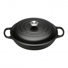 Le Creuset Gourmetprofitopf Signature Gourmet-Profitop svart 30 cm / 3,2 L