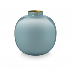 Pip Studio Home Accessories Vase Metall light blue 23 cm