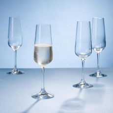 Villeroy & Boch Ovid Kristallglas Sett med 4 champagneglass 0,25 L / h: 228 mm