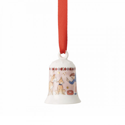 Hutschenreuther Mini-Anhänger Porcelanowy mini dzwonek Psy 5 cm