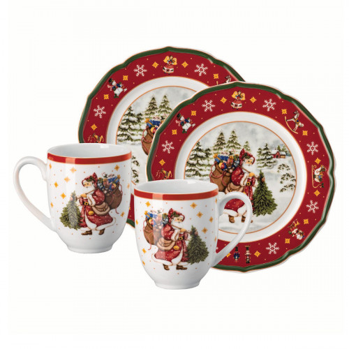 Hutschenreuther Happy Wintertime Zestaw 4-częściowy