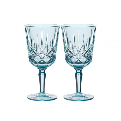 Nachtmann Noblesse Colours Cocktail / Kieliszek do wina Aqua zestaw 2-częściowy