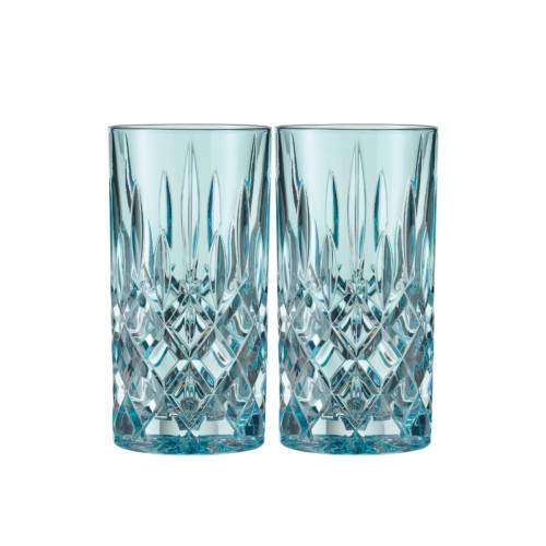 Nachtmann Noblesse Colours Szklanka longdrink Aqua zestaw 2-częściowy