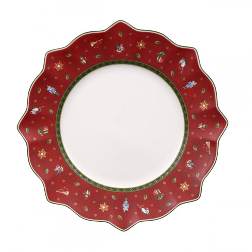 Villeroy & Boch Toy's Delight Czerwony talerz obiadowy 29 cm