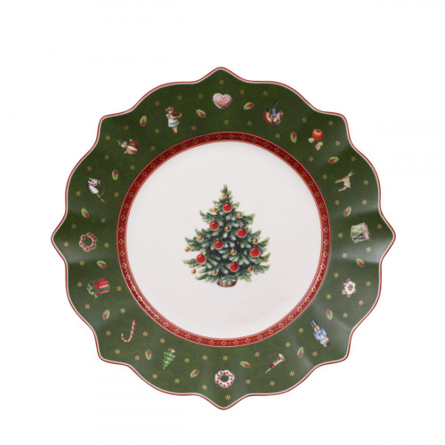 Villeroy & Boch Toy's Delight Talerz śniadaniowy Zielony 24 cm
