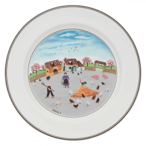 Villeroy & Boch Design Naif Talerz stołowy z kurnika 27 cm