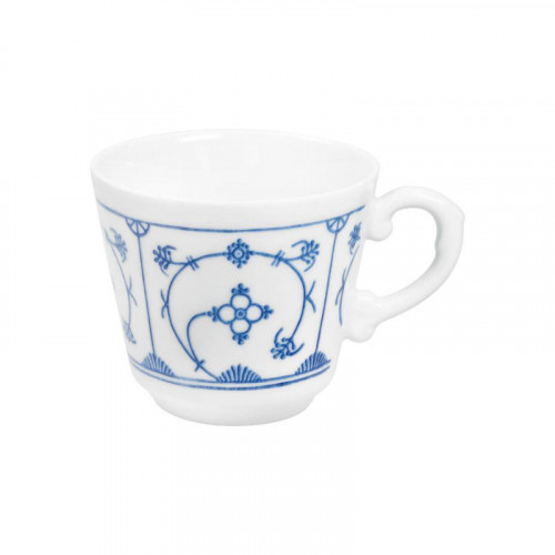 Kahla Blau Saks - Indisch Blau - Strohblumenmuster Kubek do kawy 0,18 L