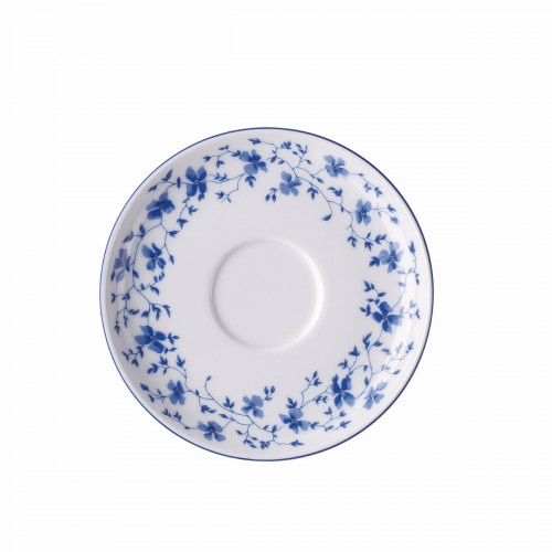 Rosenthal Form 1382 Blaublüten Spodek do herbaty, kawy au lait 15 cm